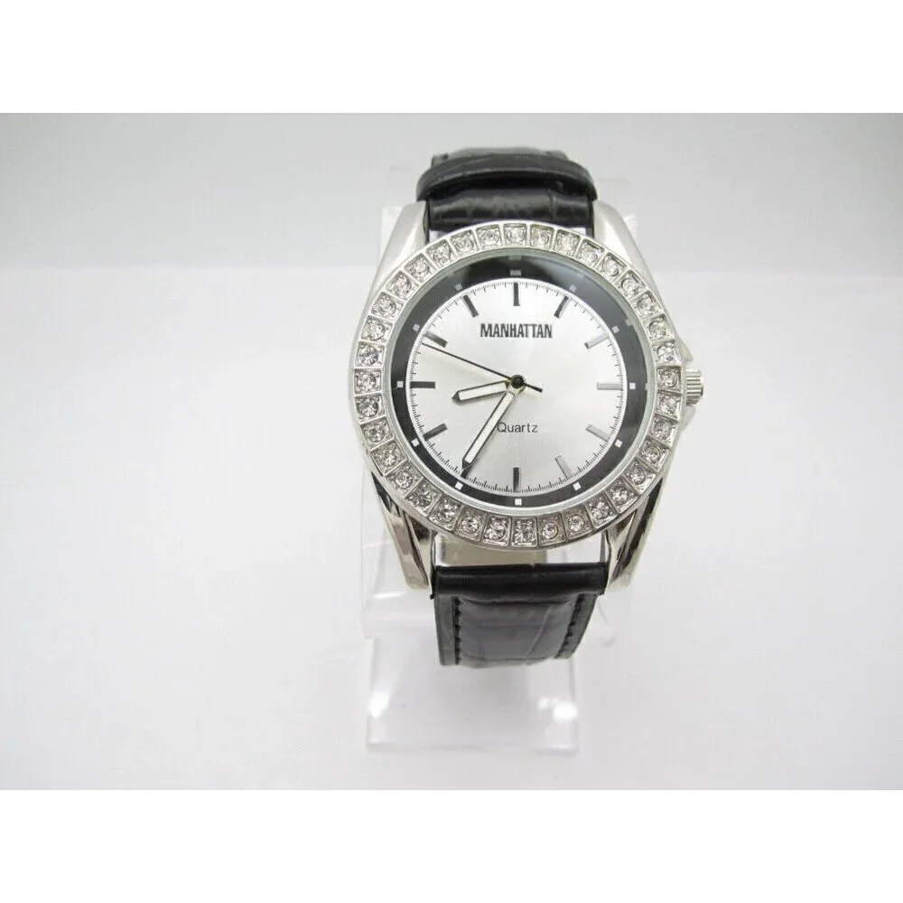 Women Manhattan by Croton Quartz Analog 39mm Round Watch (G732) 